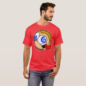 VERRÜCKT auf FRONT, FRENZIEDminds ziehen Sie an T-Shirt (Vorne ganz)