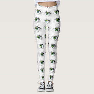 verrückt einzigartiger Augapfel blau grün lustig H Leggings