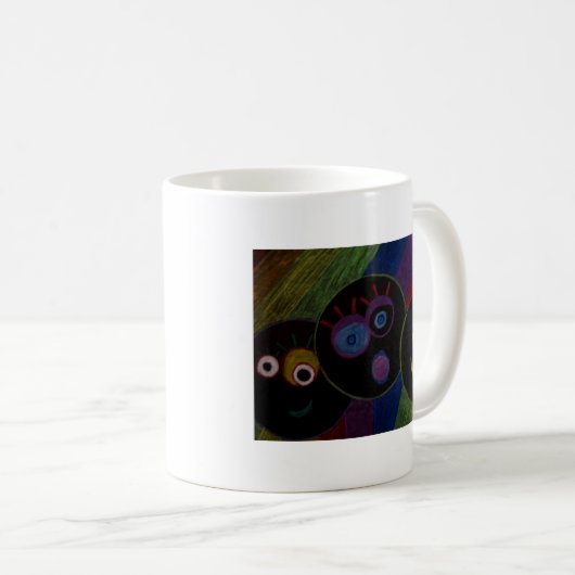 Verrückt Emote Tasse (VorderseiteRechts)
