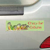 Verrückt für Conures! Autoaufkleber (Auf Auto)