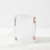 Verrückt für Kakao Mattglastasse (Mittel)