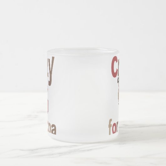 Verrückt für Kakao Mattglastasse (Mittel)