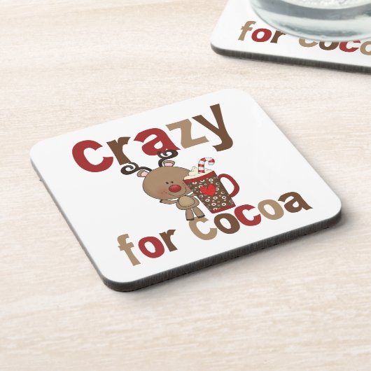 Verrückt für Kakao Untersetzer (Linke Seite)