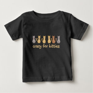 Verrückt für Kätzchen-T-Shirts und Geschenke Baby T-shirt