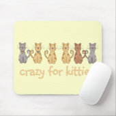 Verrückt für Kätzchen-T-Shirts und Geschenke Mousepad (Mit Mouse)