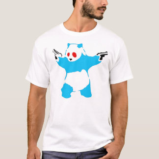 Verrückt gemachter Panda T-Shirt