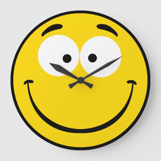 Verrückt Große Wanduhr (Vorderseite)