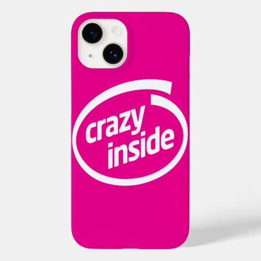Verrückt im Innern Case-Mate iPhone Hülle (Rückseite)