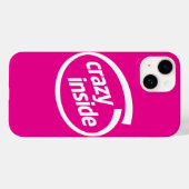 Verrückt im Innern Case-Mate iPhone Hülle (Rückseite (Horizontal))