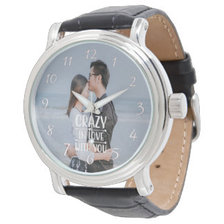 Verrückt in Liebe mit dir Armbanduhr