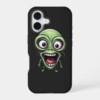 Verrückt lustiger Außerirdischer iPhone 16 Hülle