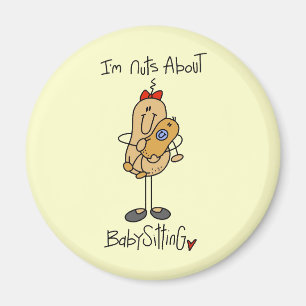 Verrückt nach Babysitter T-Shirts und Geschenke Magnet