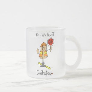 Verrückt nach Bauarbeiter T-Shirts und Geschenken Mattglastasse