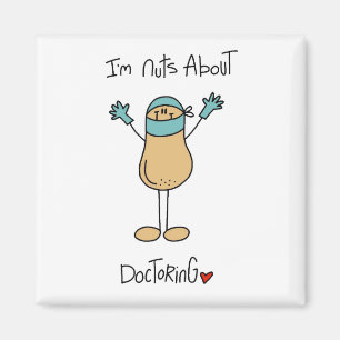 Verrückt nach Doktor-T-Shirts und Geschenken Magnet