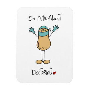 Verrückt nach Doktor-T-Shirts und Geschenken Magnet