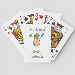 Verrückt nach Doktor-T-Shirts und Geschenken Spielkarten
