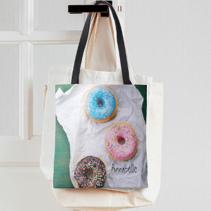 Verrückt nach Donuts Personalisiert Tasche