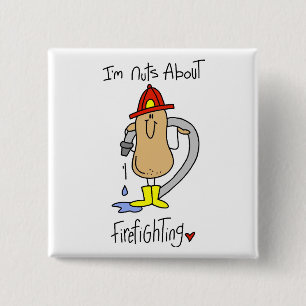 Verrückt nach Feuerwehr T-Shirts und Geschenken Button