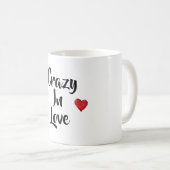 Verrückt nach Liebe Kaffeetasse (VorderseiteRechts)