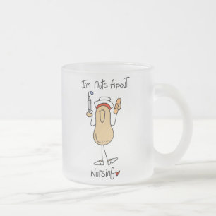 Verrückt nach Nursing-T-Shirts und Geschenken Mattglastasse