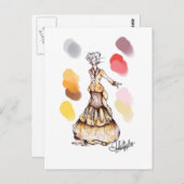 verrückt postkarte (Vorne/Hinten)