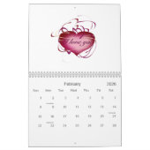 Verrückt-Schildkröte-CartoonComic Kalender (Feb 2026)