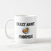 Verrückt über Pinnipeds Kaffeetasse (Links)