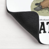 Verrückt über Platypus Mousepad (Ecke)