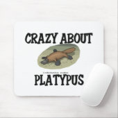 Verrückt über Platypus Mousepad (Mit Mouse)