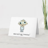 Verrückt über Sie Meisterstück Syd Feiertagskarte (Rückseite)