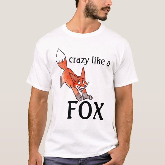 Verrückt wie ein Fox-T - Shirt (Vorderseite)