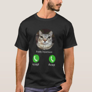 Verrückte Abteilung Lustige Dummer Katzen Meme Män T-Shirt