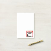 Verrückte Anmerkungen Huhn-Damen-Post-It Post-it Klebezettel (Auf Schreibtisch)