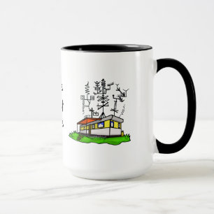 Verrückte Antennen-mobile Tasse