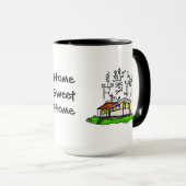 Verrückte Antennen-mobile Tasse (VorderseiteRechts)