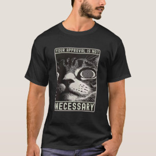 Verrückte Augen Lustige Sprüche Katze Grafik, Toll T-Shirt