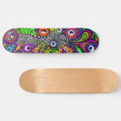 VERRÜCKTE Augen Skateboard (Horizontal)