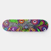 VERRÜCKTE Augen Skateboard (Horizontal)