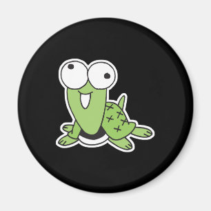 verrückte Baby-Schildkröte Magnet