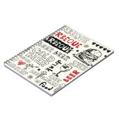 verrückte Barockdoodles Notizblock (Linke Seite)