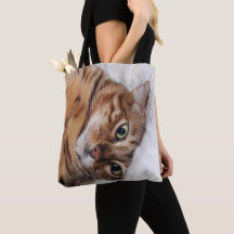 Verrückte bengalische Katzen-Taschen-Tasche,