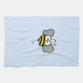 Verrückte Biene Handtuch (Horizontal)