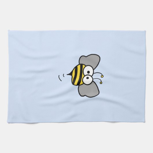 Verrückte Biene Handtuch (Horizontal)