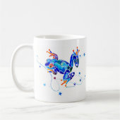 VERRÜCKTE BLAUE BAUM-FRÖSCHE KAFFEETASSE (Links)