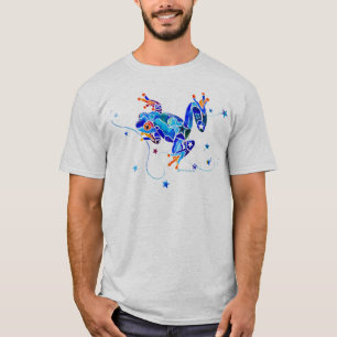 VERRÜCKTE BLAUE BAUM-FRÖSCHE T-Shirt