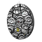 verrückte Blicke Dartscheibe (Vorderseite rechts)