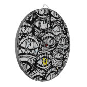 verrückte Blicke Dartscheibe (Vorderseite Links)