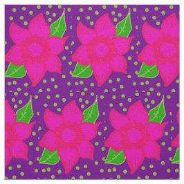 verrückte Blume Stoff