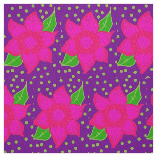 verrückte Blume Stoff (Muster)