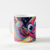 Verrückte Candy Swirl Fun Tasse (Vorderseite Links)